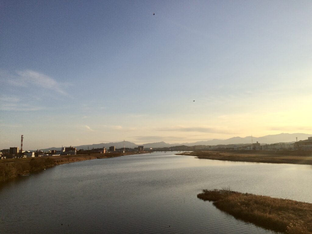 大淀川 河川敷ランニング