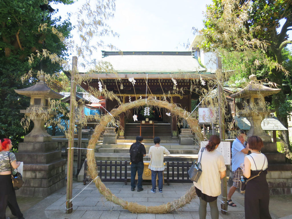五條天神社の茅の輪