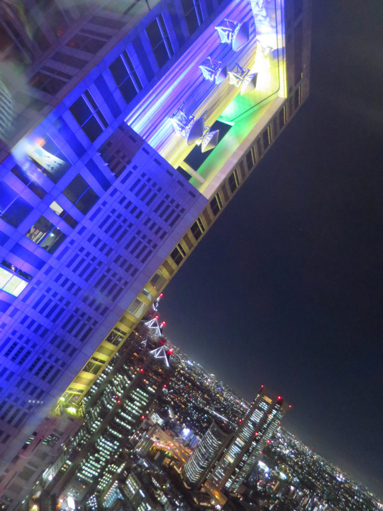 東京都庁 展望台 展望室 夜景