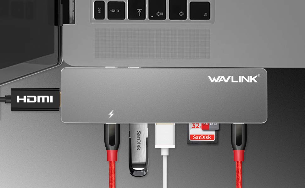 Wavlink USB C Hub Type C adapter USB Cハブ 13