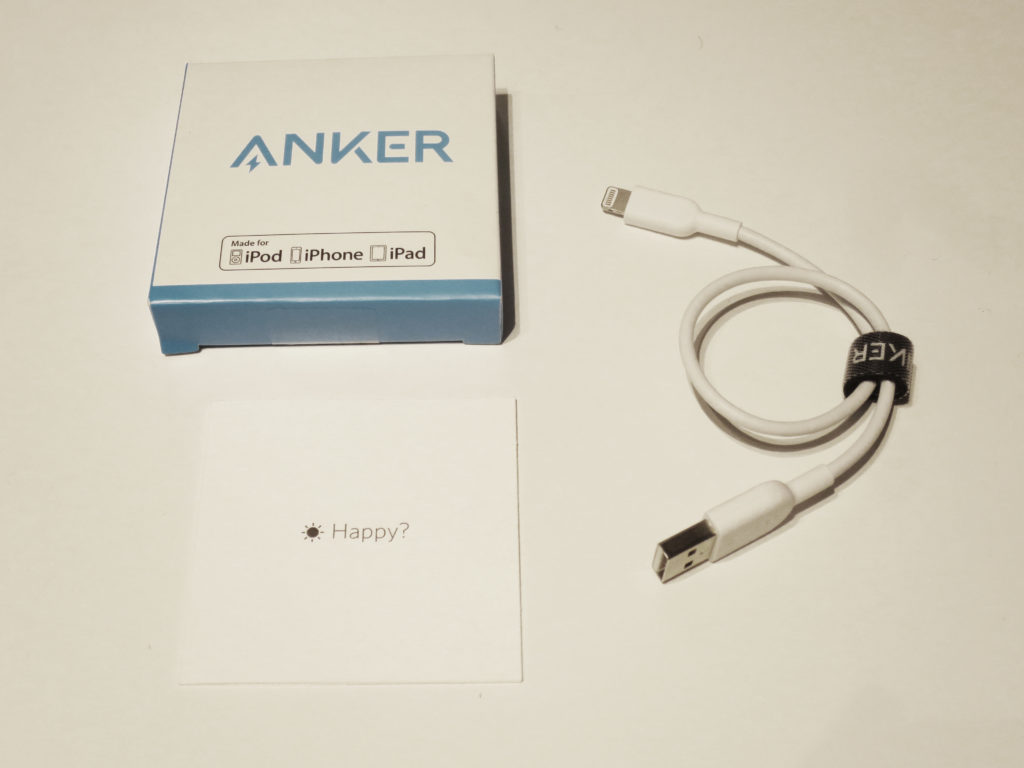 Anker PowerLine II ライトニングケーブル