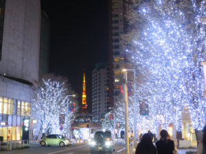 東京タワー ハートマーク 六本木けやき坂イルミネーション