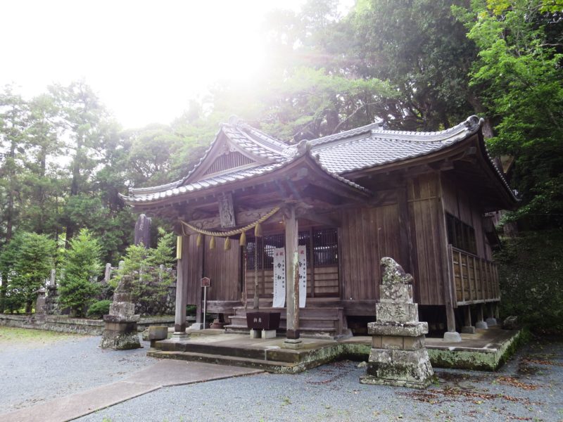 樹齢1000年のクスノキが御神木の三島神社